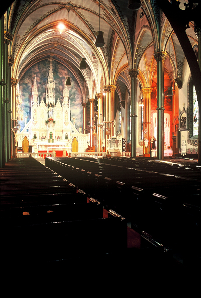 Fig. 8. Hamilton, St Mary's Catholic Church, (formerly Cathedral), interior.
