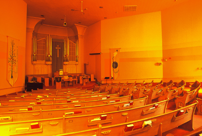Fig. 16. Hamilton, Zion Tabernacle, interior.