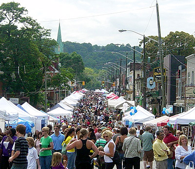 The annual Locke Street Festival showcases the street's success at anchoring and community building