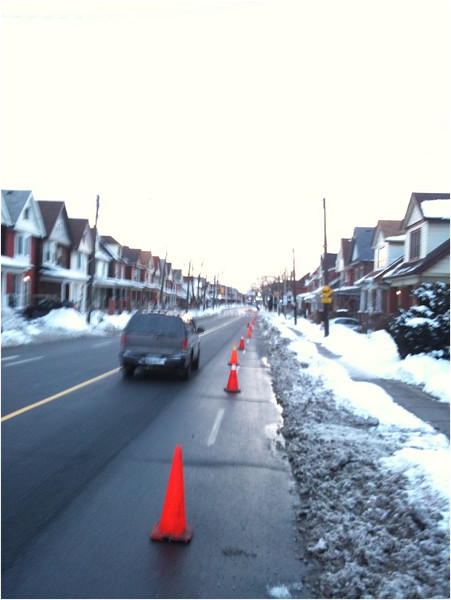 Cannon Street between Barnesdale and Sherman, looking east.