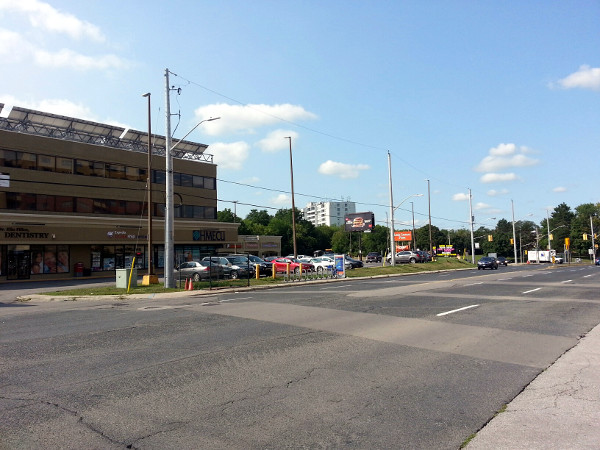 Main Street West in front of 1685