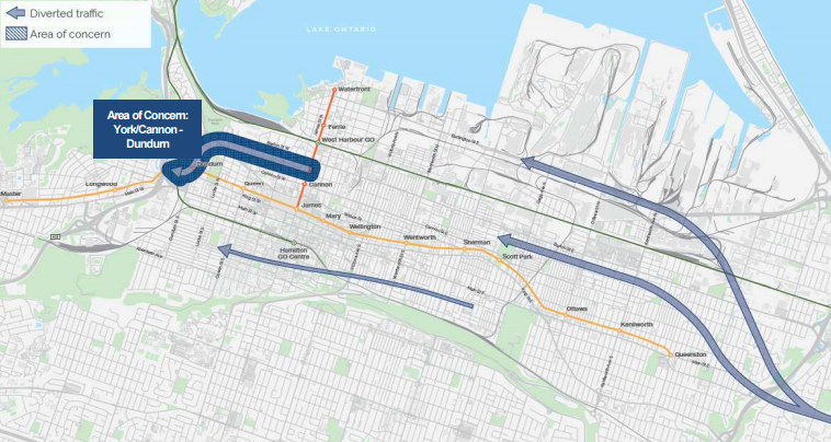 Map: where will the traffic go