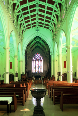 Fig. 3. Hamilton, Christ Church Cathedral, interior towards chancel.