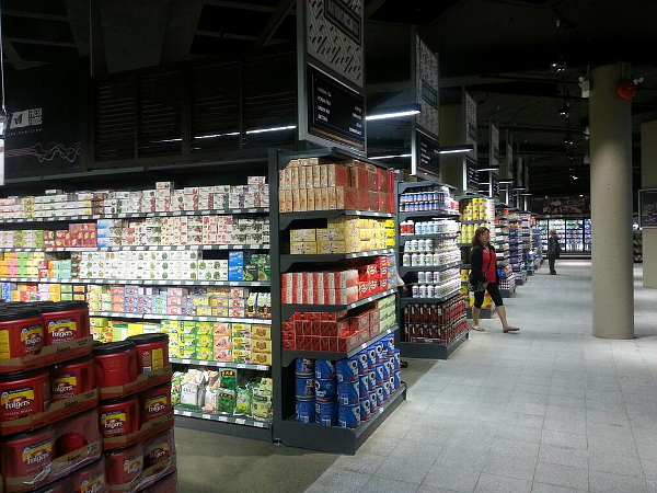 Main product aisles