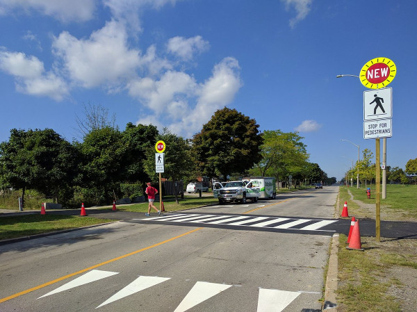 Pedestrian Crossover at Limeridge Road East and Escarpment Rail Trail