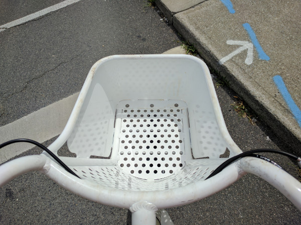 New basket with fine mesh bottom