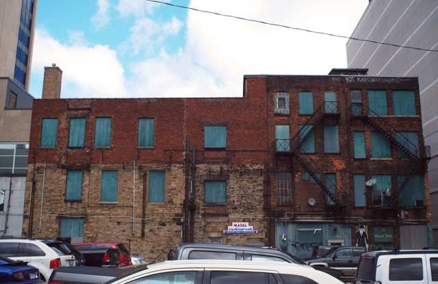 Rear of 18-28 King Street East (Image Credit: Ned Nolan)