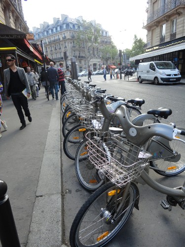 Vélib' station in Paris (RTH file photo)