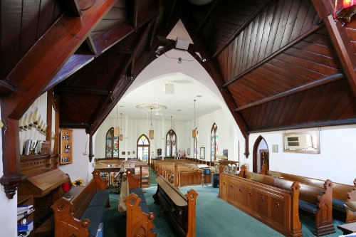 Fig. 7. Paris, St James's Anglican Church, interior to W.