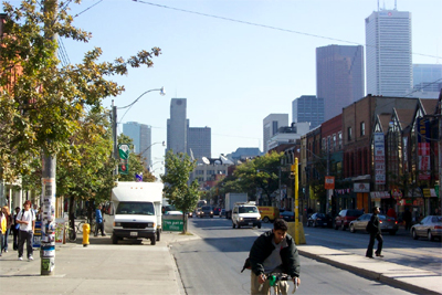 Queen West in Toronto has the highest concentration of advertising and graphic design employees in Canada
