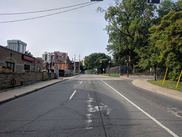 Looking south at King Street West from Queen Street North (RTH file photo)