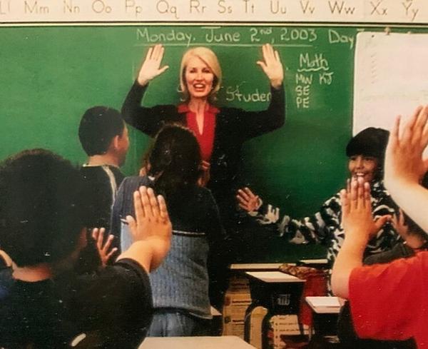 Teaching with the Kindness Club, 2003.
