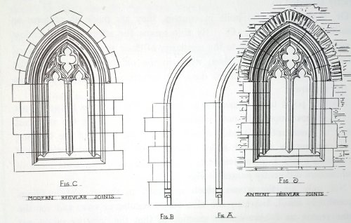 Fig. 4. A.W. Pugin, True Principles, window masonry joints.