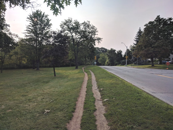 Multi-lane desire path