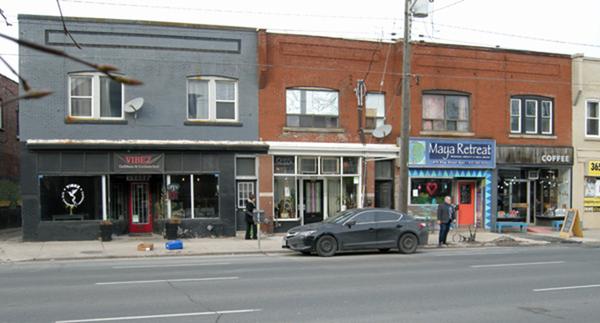 No Big Money coming in? Little Money providing shelter, food, drinks, eternal beauty and well being, and coffee on King. There's also a corner variety store.