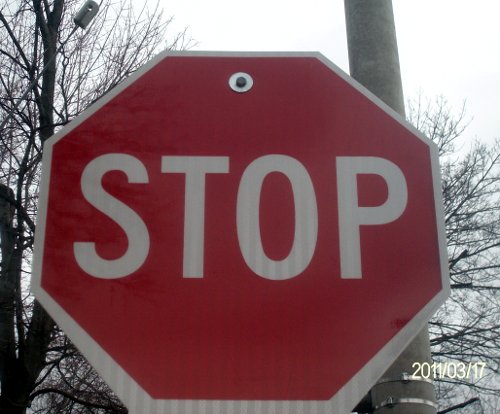 Stop sign