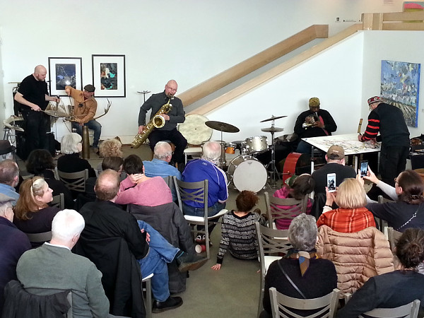 From left: Jesse Stewart, Dave Gould, David Mott, William Parker and Jeff Schlanger