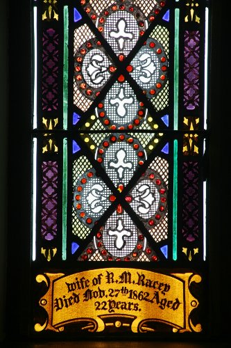 Fig. 8. Middleport, St Paul's Anglican Church, chancel window detail.