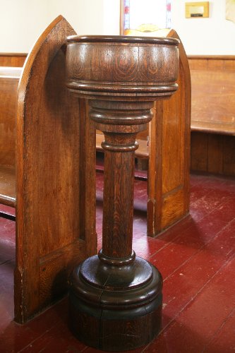 Fig. 10. Middleport, St Paul's Anglican Church, font.