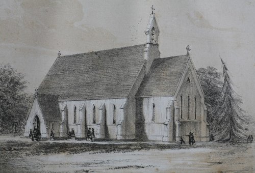Fig. 15. Albany, New York, Grace Church, Frank Wills, 1850.