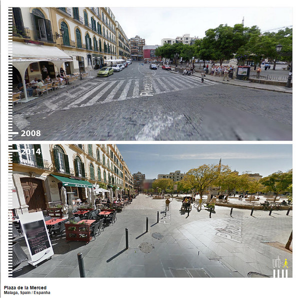 Plaza de la Merced, Milaga, Spain