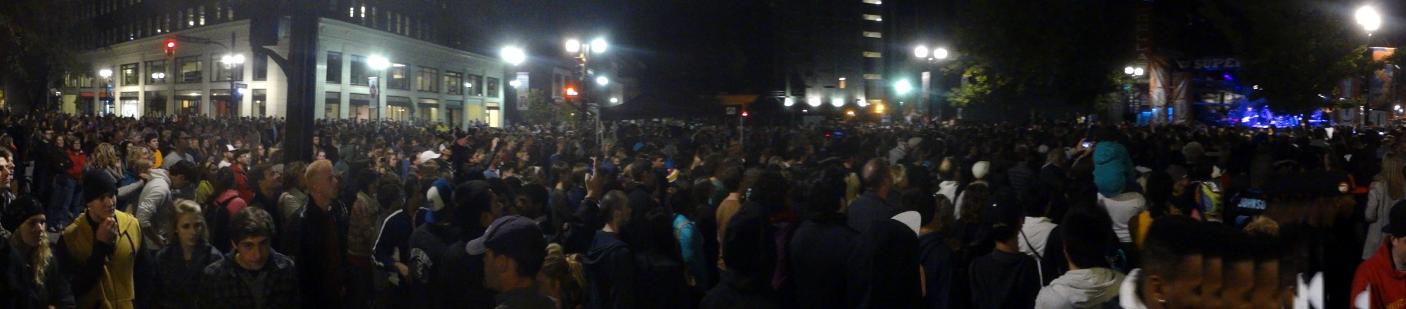Panorama: a huge crowd was on hand to witness K'Naan's fantastic concert.