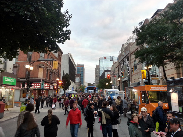 Supercrawl 2014 crowd on James North