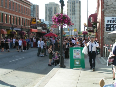 Vibrant street scene in downtown
Winnipeg
