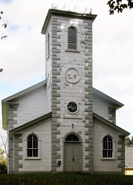 Fig. 3. Vittoria, ON, Christ Church Anglican (1845), exterior from W.
