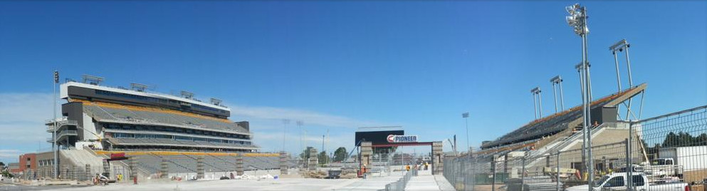 New stadium still under construction