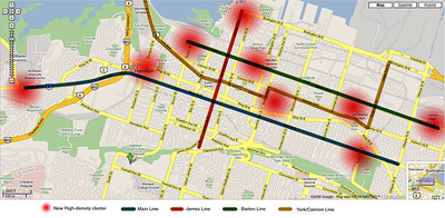 New Transit Oriented Clusters - Click on the image to see a larger version in a new window