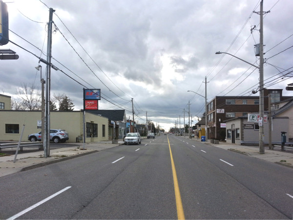 Generally urban building form on Upper Wellington