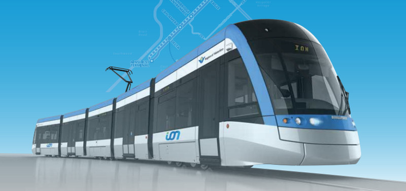 ION LRT vehicle