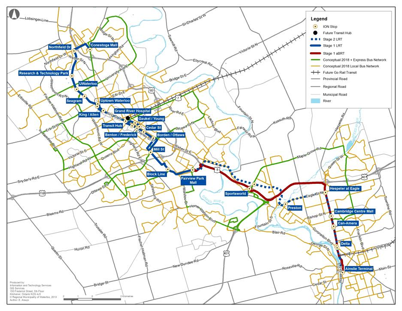 Waterloo Region Map