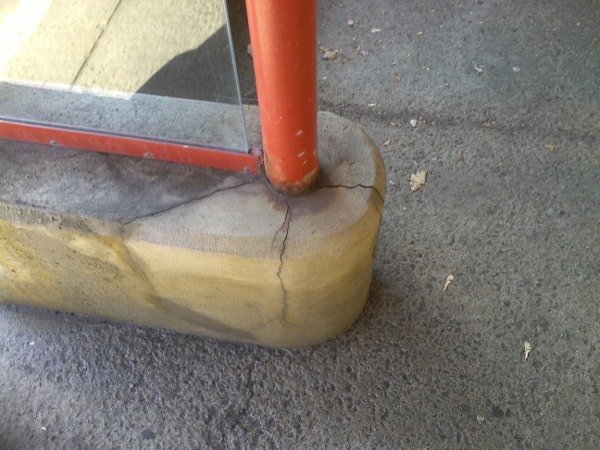 Many structural elements need significant repair at Westboro Station (Photo Credit: Fraser Pollock)