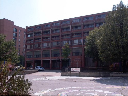 St Michael Catholic School with upstairs apartments