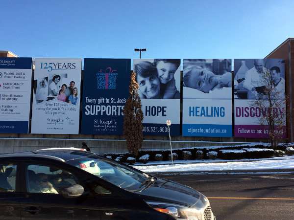 St. Joseph's Hospital signs