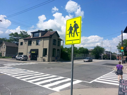 Crosswalk at Locke and Hunter (RTH file photo)