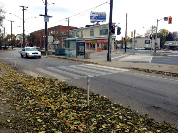 Zebra crossings and knockdown sticks at the Delta